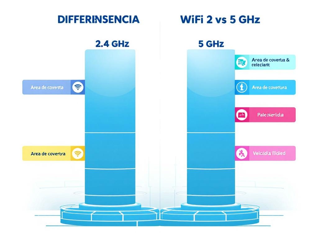 Comparativa completa 2.4 GHz vs 5 GHz en Wi-Fi